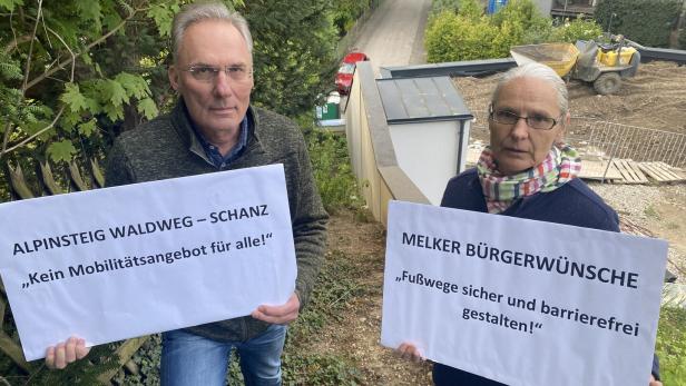 Stiegen-Streit in NÖ: Anrainer protestieren gegen "Alpinsteig"