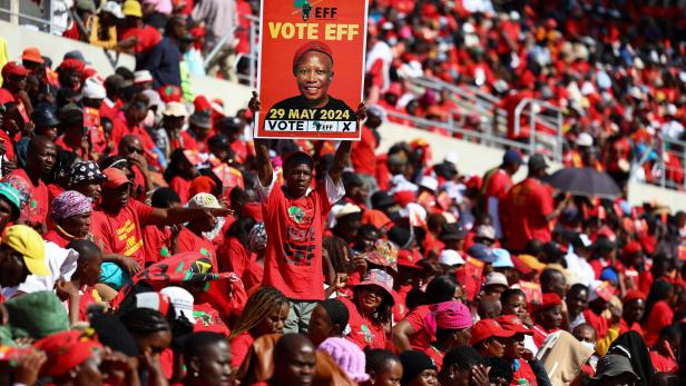 Wahlkampfveranstaltung in Südafrika