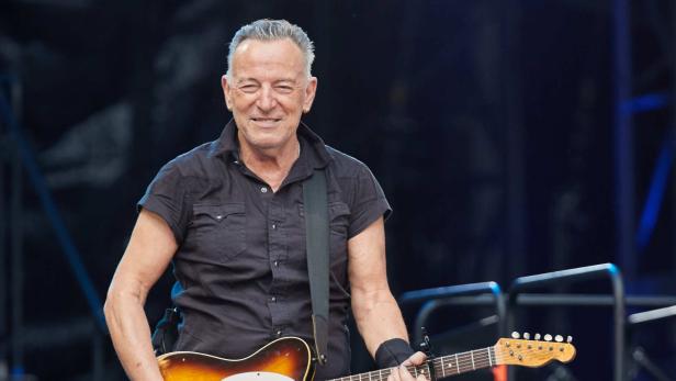 Bruce Springsteen mit Gitarre