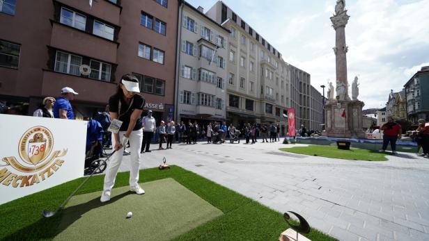 Premiere in Innsbruck: Ein Golfturnier mitten in der Stadt