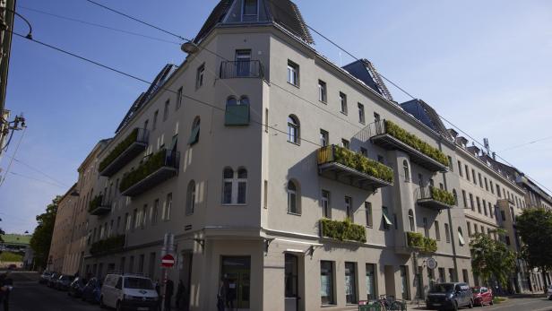 Dieses sanierte Haus in der Kauergasse im 15. Wiener Gemeindebezirk nutzt Grauwasser zur Kühlung und Heizung