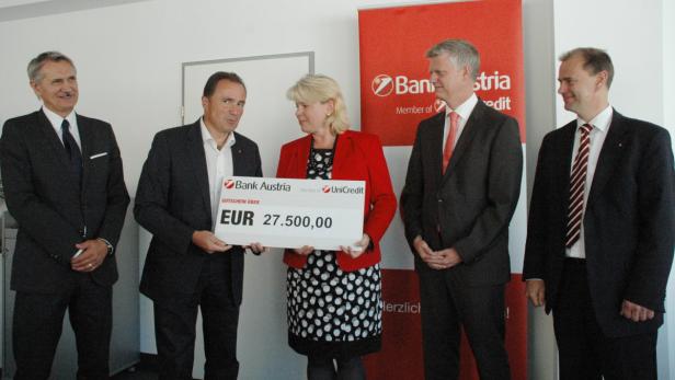 Sponsorgeld der Bank Auistria für Haydnfestspiele,…