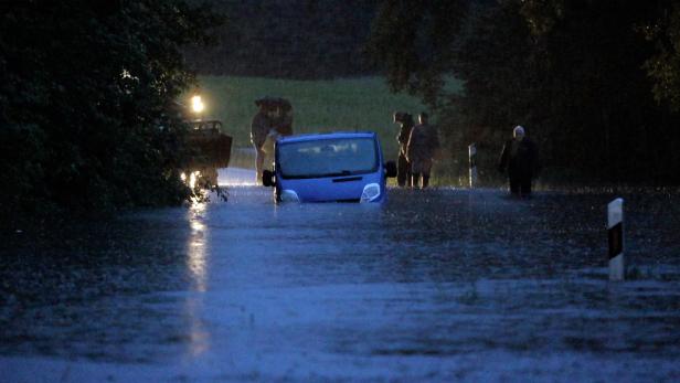 Starker Regen und Überflutungen am Bodensee