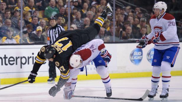 Nach zwölf Niederlagen müssen sich die Boston Bruins daheim gegen die Canadiens geschlagen geben.