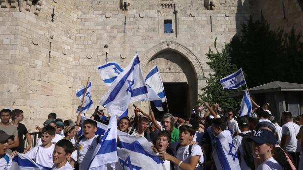 "Marsch der Fahnen" durch Jerusalem