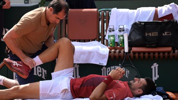 Knieverletzung: Djokovic konnte zum Viertelfinale nicht antreten