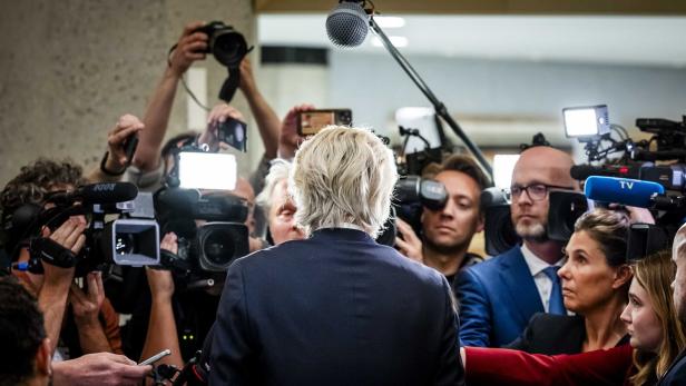 Die PVV des Rechtsaußen Geert Wilders kämpfte bei der EU-Wahl in den Niederlanden um Platz 1
