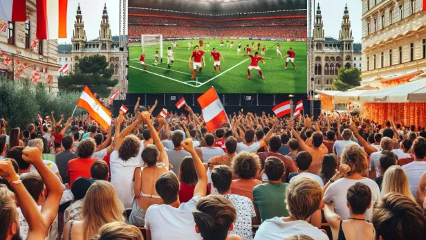 Die besten Orte für Public Viewing der Fußball EM 2024 in Österreich
