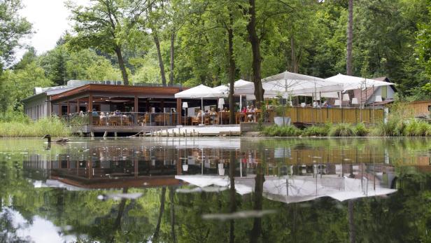 Restaurant Klee am Hanslteich  direkt am Wasser 