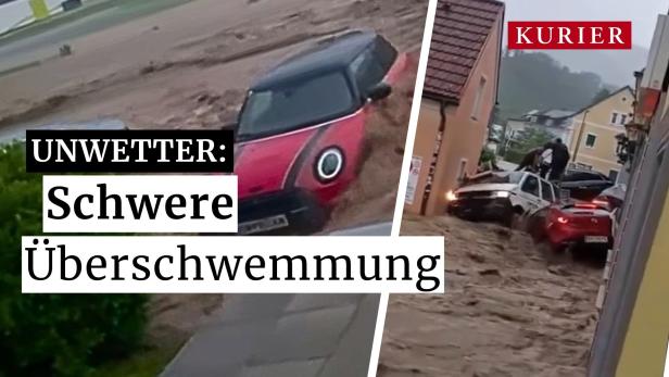 Heftige Unwetter: Burgenland und Steiermark unter Wasser