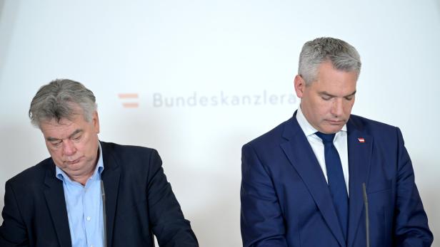 Vizekanzler Werner Kogler, Kanzler Karl Nehammer