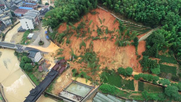 Flooding in southeast China's Fujian Province