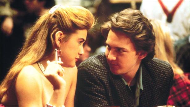 Demi Moore und Andrew McCarthy im Film "St. Elmo's Fire"