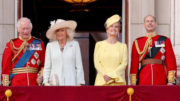 Charles, Camilla, Sophie und Edward