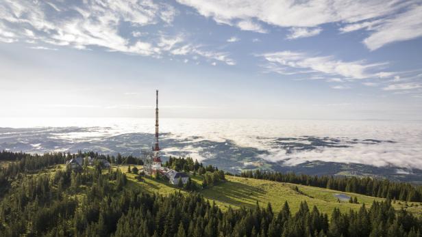 Panorma vom Schöckl, Grazer Hausberg in der Steiermark