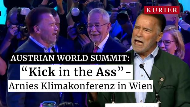 Austrian World Summit: Arnie hält Klimakonferenz in Wien