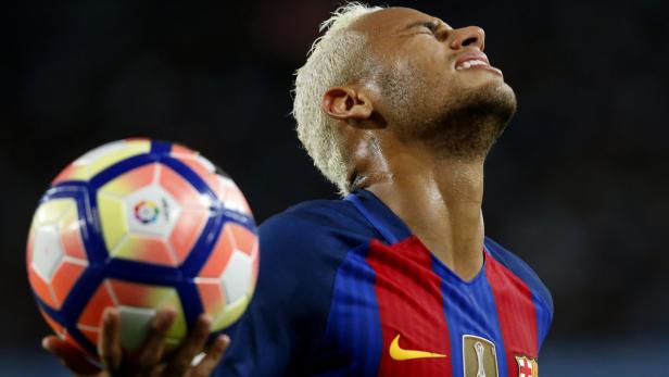 Neymar und seine Kollegen verpassten den Sprung an die Spitze.