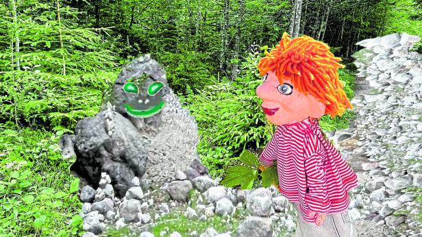 Seppy Seppy redet mit den Steinen