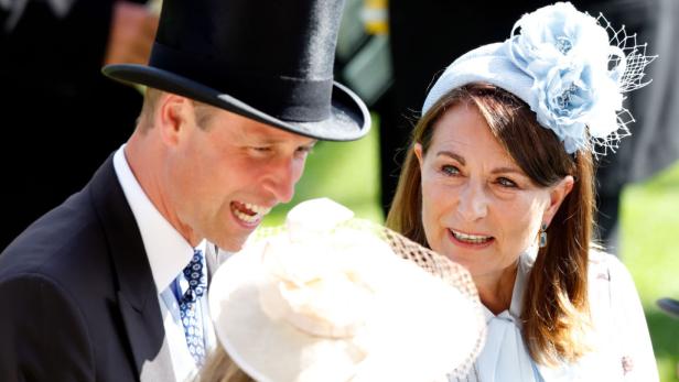Prinz William und Carole Middleton 