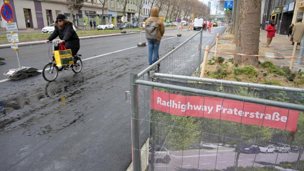 Praterstraße ab Donnerstag wieder für Pkw befahrbar