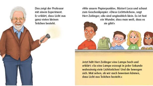 Nobelpreisträger Zeilinger als Protagonist im Bilderbuch