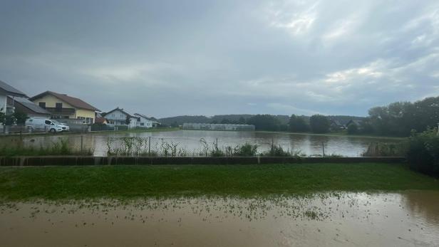 Nach Gewitter: Überschwemmungen in Graz-Umgebung