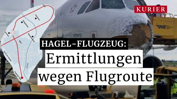 AUA-Hagelflugzeug: Anzeige und "Todesangst"