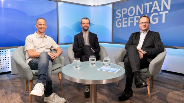 v.l.: Marcus Wadsak, Thomas Thaler und Markus Hengstschläger