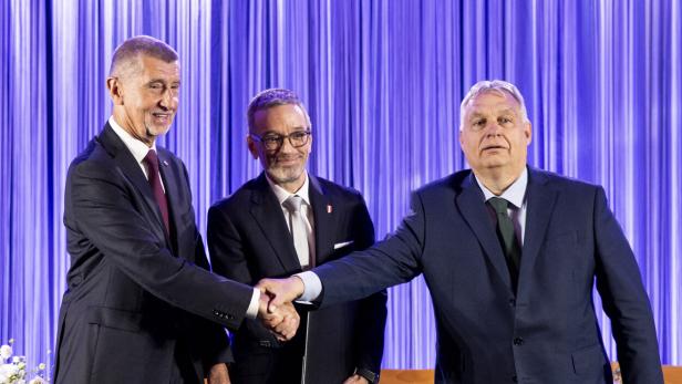 MEDIENTERMIN FPÖ "PATRIOTISCHES MANIFEST" - GEMEINSAME ERKLÄRUNG: BABIS/KICKL/ORBAN