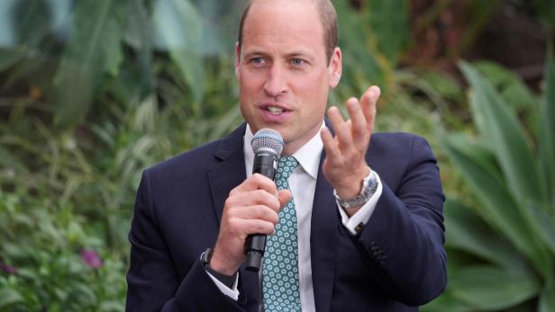 Britain's Prince William attends an Earthshot Prize Innovation Camp in London