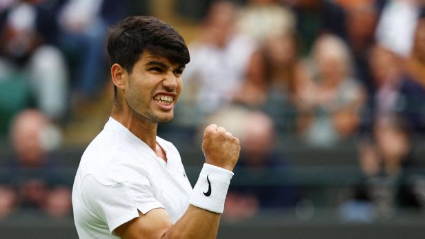 Tennis: Alcaraz bleibt in Wimbledon ohne Satzverlust