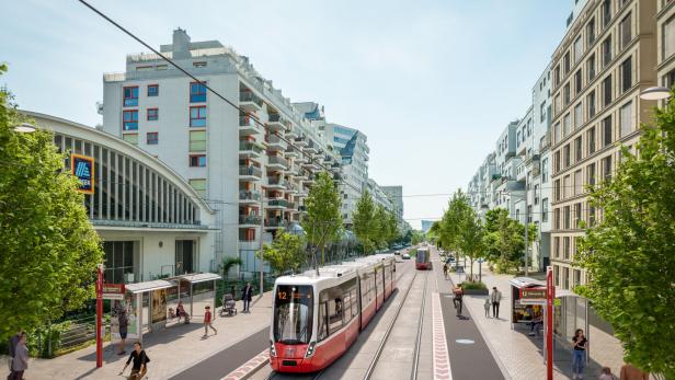 Die neue Straßenbahnlinie 12 wird nun gebaut.