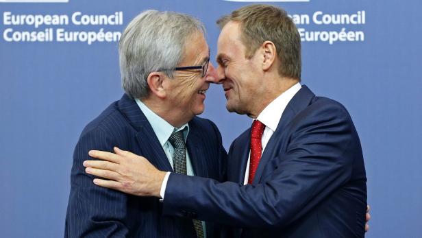 Juncker, Tusk: Das konservative Führungsduo der EU unterscheidet sich im Stil deutlich von der Vorgänger-Paarung Barroso/Van Rompuy.