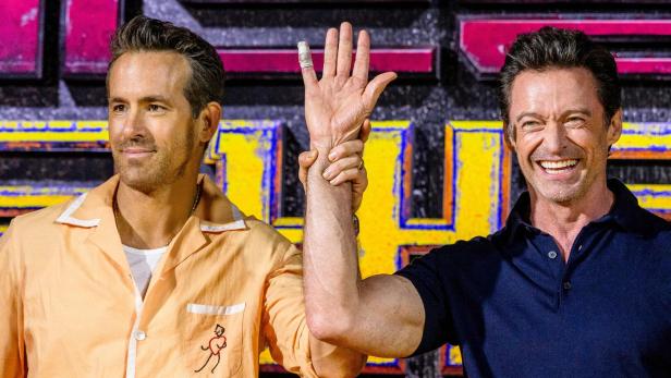SKOREA-US-CINEMA-ENTERTAINMENT Ryan Reynolds und Hugh Jackman