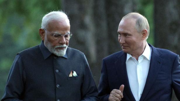 Erst Moskau, dann Wien: Indiens Premier Modi im Anflug