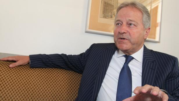 Interview mit Leopold Windtner, Generaldirektor der Energie AG Oberösterreich im Cafe Prückel am 01.07.2013.