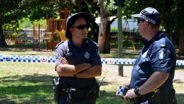Polizei in Manoora, eine Vorort von Cairns.