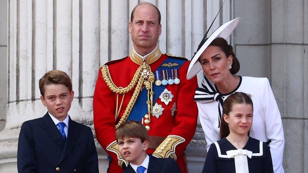 Prinz William, Prinzessin Kate, George, Charlotte und Louis