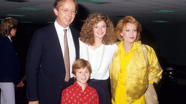 Max Wright, Andrea Elson, Anne Schedeen und Benji Gregory 1987