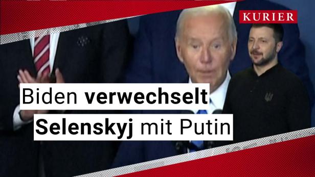 Peinlich: Präsident Joe Biden stellt Selenskij als Putin vor