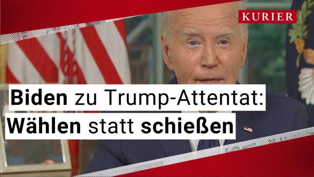 Biden zu Trump Attentat: Wählen statt schießen