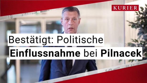 Bestätigt: Politische Einflussnahme bei Pilnacek