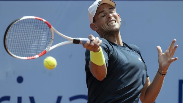 Thiem kämpfte, hatte aber in der Höhenlage von Gstaad kein Glück