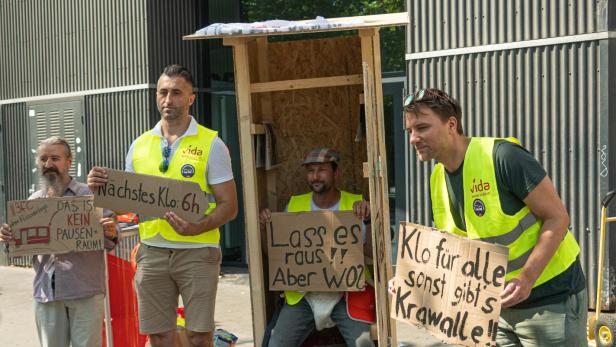 "Klo für alle, sonst gibt's Krawalle": Buslenker fordern bessere Arbeitsbedingungen