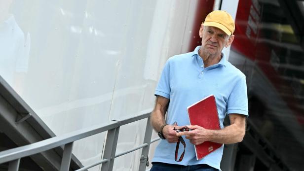 Adrian Newey und sein rotes Notizbuch