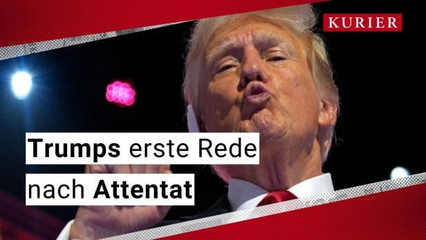 Erste Rede nach Attentat: Trump siegessicher