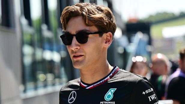 Abgefahren: Formel-1-Pilot Russell wird von einem Tennis-Star gelenkt