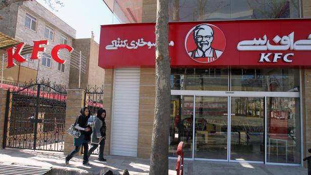 Schon 2012 hatte KFC in Teheran eine Filiale eröffnet - für wenige Tage.