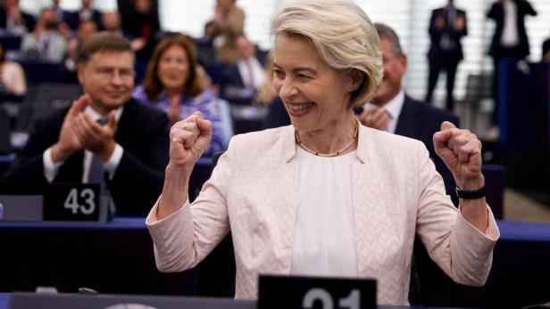 FILE PHOTO: Ursula von der Leyen chosen President of the European Commission for a second term