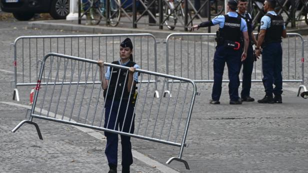 Sicherheitsvorkehrungen in Paris
